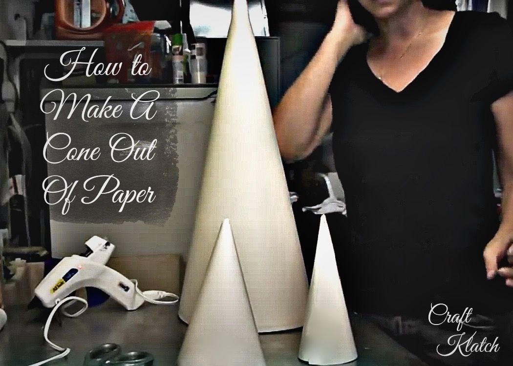 How to Make a Cone From Paper [Video] - Craft Klatch